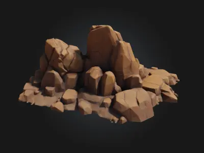 Rock Formation  Natures Timeless Sculpture 3D model