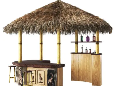 Bar Giraffes 3D model