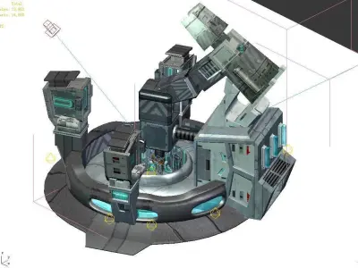 Machinery - Spacecraft - Functional Objects 020 3D model