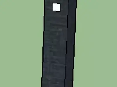 Picket Fence Pack Low-poly 3D model