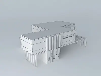 Zarok house exterior Free 3D model