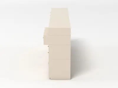 Designer Dresser Unit 3D model