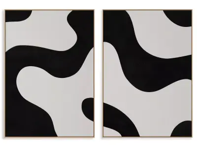 Abstract Painting Frame set 3D model 913