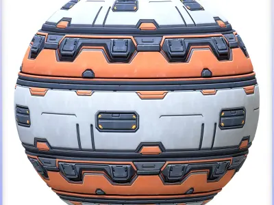 SciFi Seamless Texture Texture 25