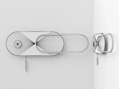 Cortellane Wall Light 3D model