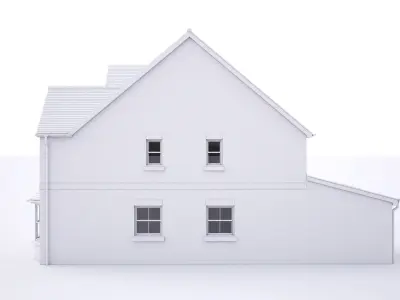British House Theale E 3D model
