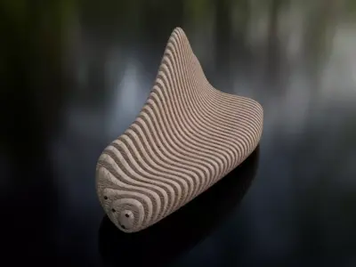 Dune Seating 1 3D model