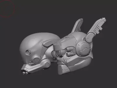 Sci Fi Heads for Action Figures 3D print model