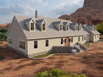 old house-Old Abandoned House 3D model