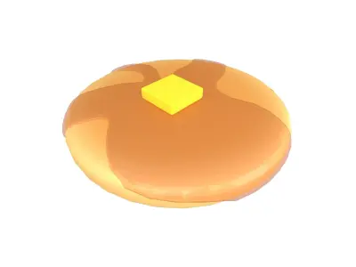 Pancake v2 Pack 01 Low-poly 3D model