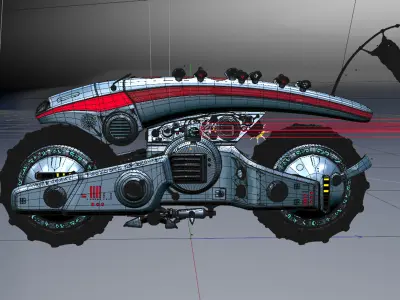 Alienbike MQ  3D model