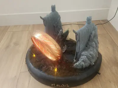 Diorama seigneur des anneaux 3D model