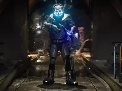 Alien 3  Low-poly 3D model