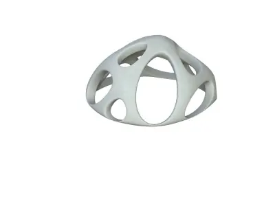 SciFi Cube Object No 51837 Low Poly Shape Low-poly 3D model