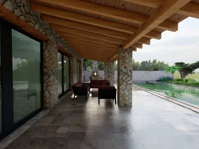 STONE FARM Villa 3D model