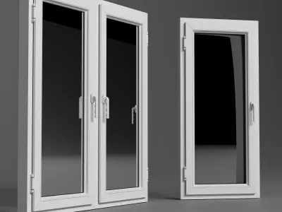 Windows Collection sliding patio door 3D model