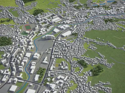 Tulza  Low-poly 3D model