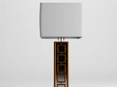 Lamp art deco 2 3D model