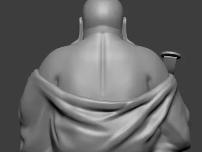 Laughing buddha  3D print model