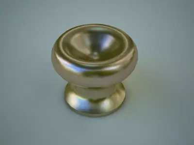 Furniture Door Handle Knob 3d model 16 Low-poly 3D model