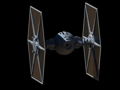 TIE Fighter 3D model