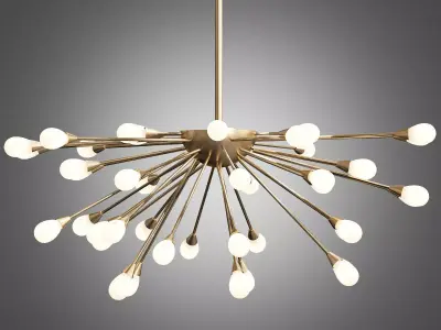 Original Sputnik Kronleuchter 3D model