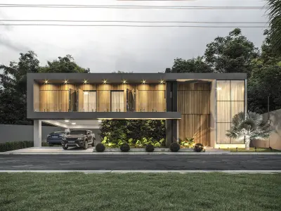 Architectural Facade 3D model