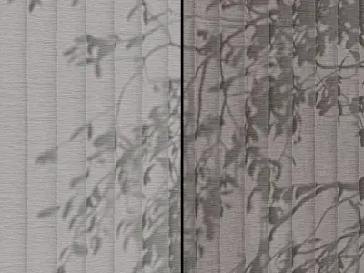 Fluted Brushed plaster - Seamless Texture