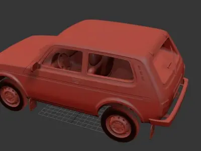 VAZ Lada Niva 4x4 21214 2012 3D print model