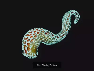 BotanicAlien the botanical alien fungi bundle 3D Model Pack