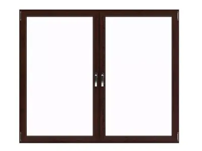 Wooden Window 05 3D model
