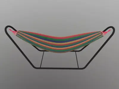 Hammock with Stand 3D model