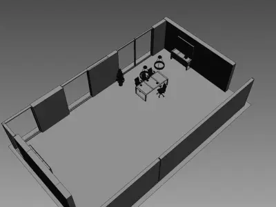 office interior md899 a10 3D model