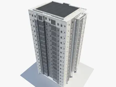 Building Aviv 3D model