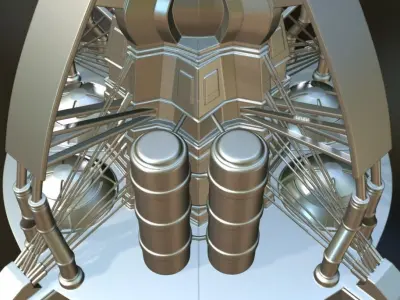 Terraforming Tower Highpoly Version 3D model