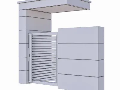Entrance Gate  3D model
