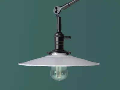 Articulated Industrial Light 3D model