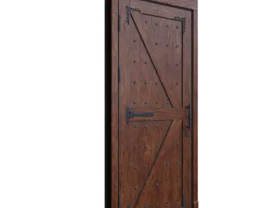 RG DOOR Low-poly 3D model