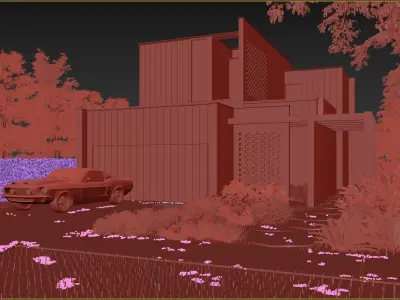 TWOFOLD HOUSE 3D model