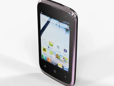 Fly IQ430 Black Low-poly 3D model