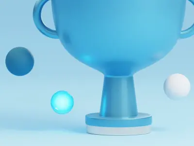 The Winner Includes Lighting Setup 3D model