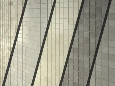 FLAVIKER URBAN CONCRETE Mosaico Set 01 3D model