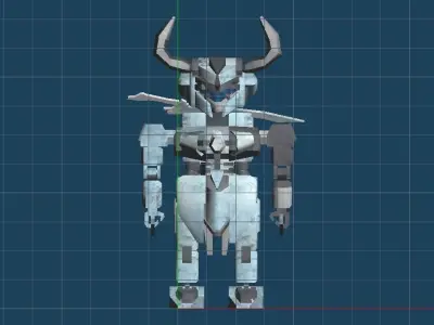 Robots Mecha SD Buffalo - CR 09 3D model