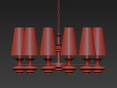 SCARLETT chandelier 3D model