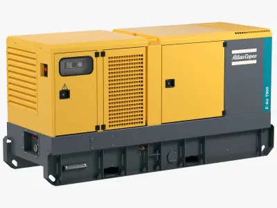  Atlas Copco Industrial Equipment 3D Model Bundle 