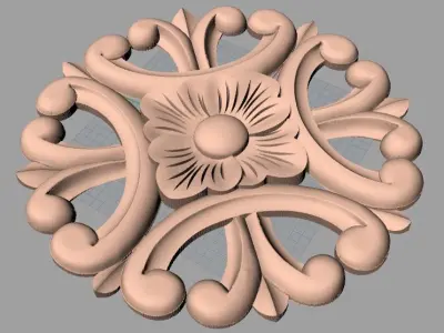 Artcam Aspire 3D relief models STL Files used for CNC E561 3D model