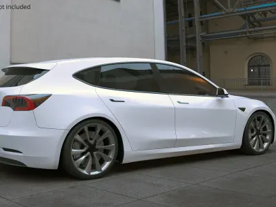  High-Performance Compact EV White 