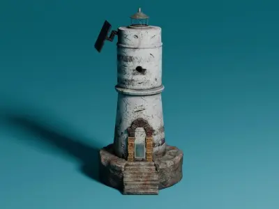 Lighthouse 3D model 7