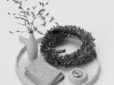 Decorative set 24 3D model order