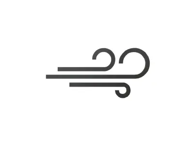 Weather Wind Symbol v1 002 Low-poly 3D model